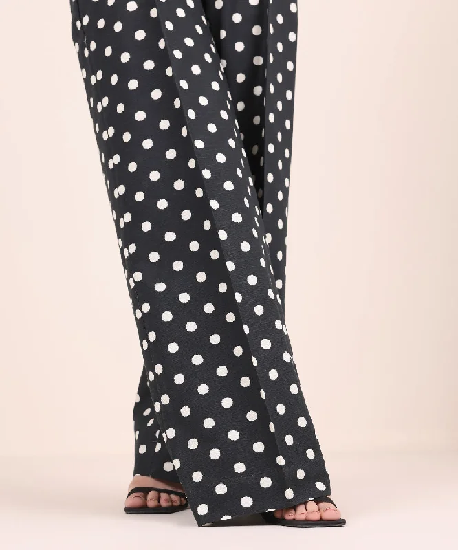 Printed Khaddar Culottes